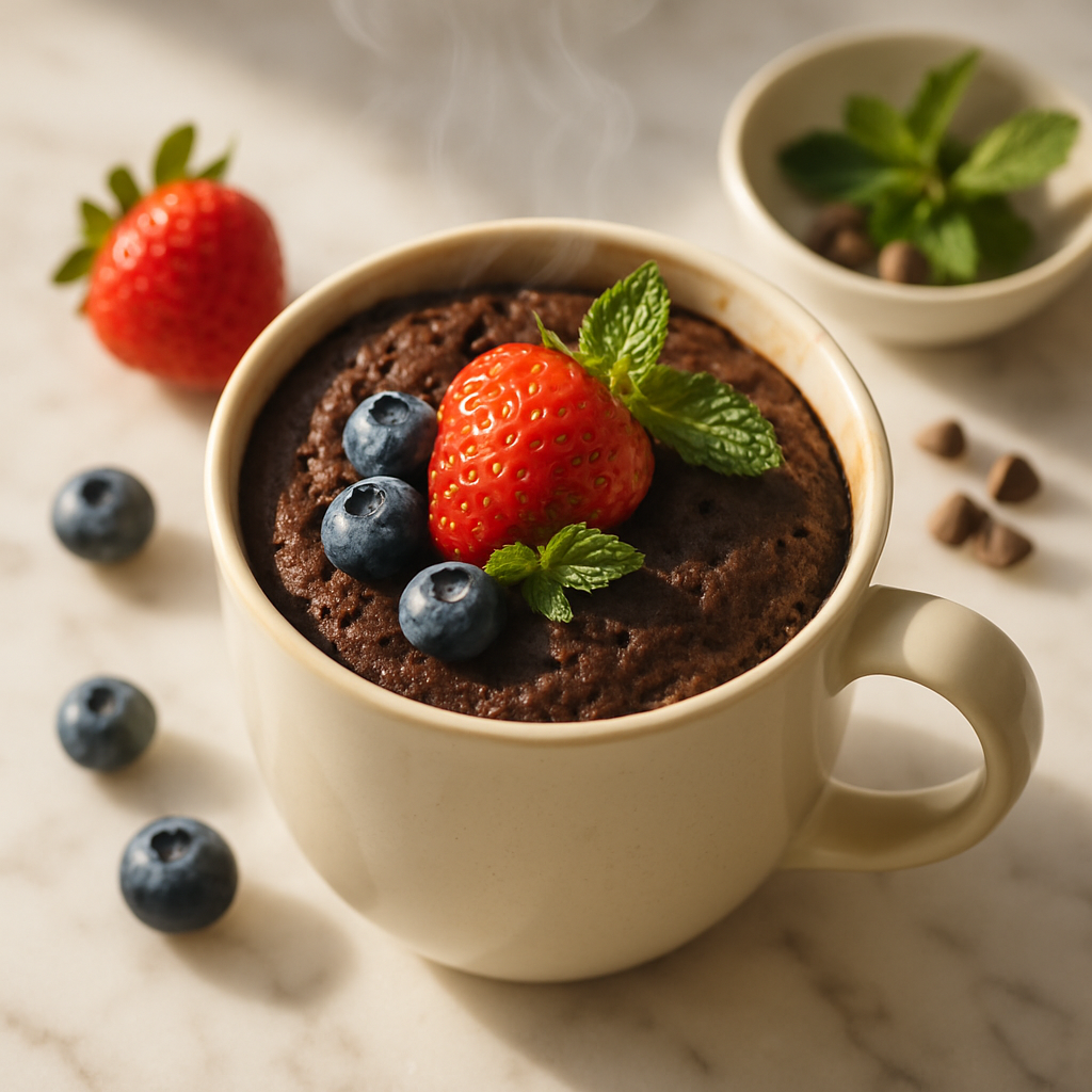 1 Minute Chocolate Mug Cake