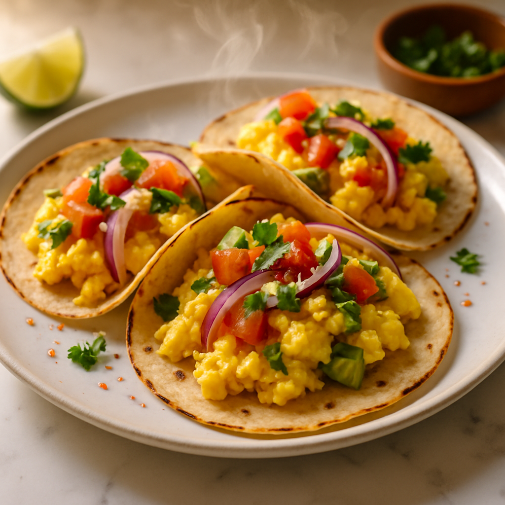 10 Minute Egg Breakfast Tacos