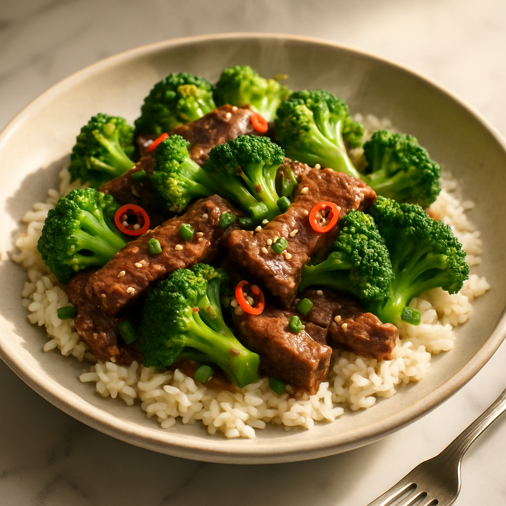 15 Minute Beef and Broccoli