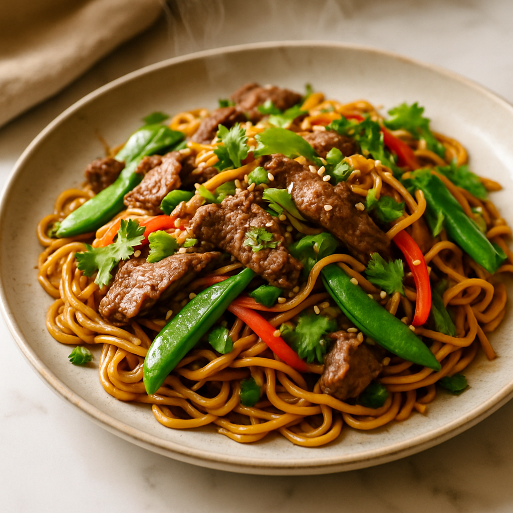 15 Minute Beef Chow Mein