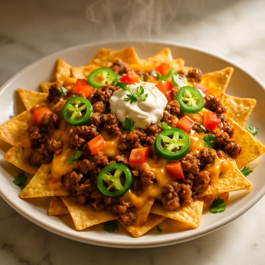 15 Minute Beef Nachos