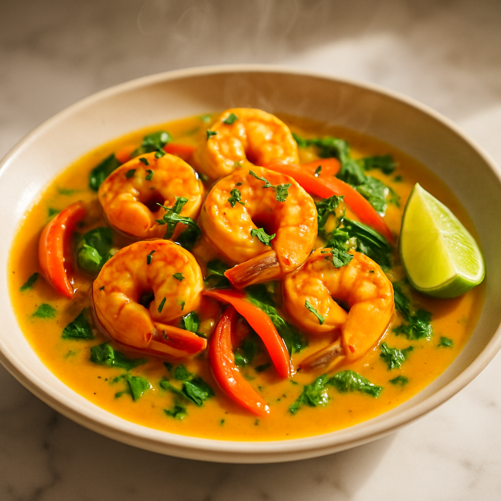 15 Minute Coconut Curry Shrimp