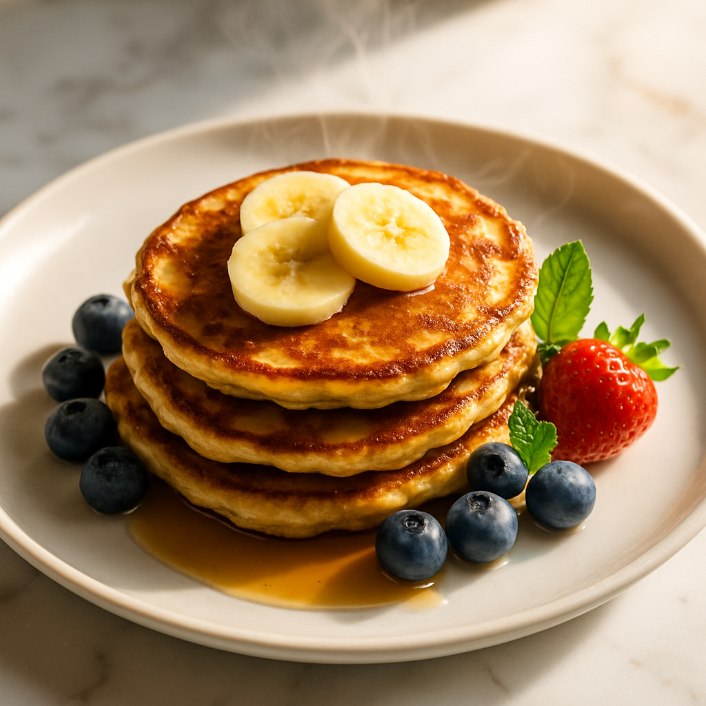 2 Ingredient Banana Pancakes