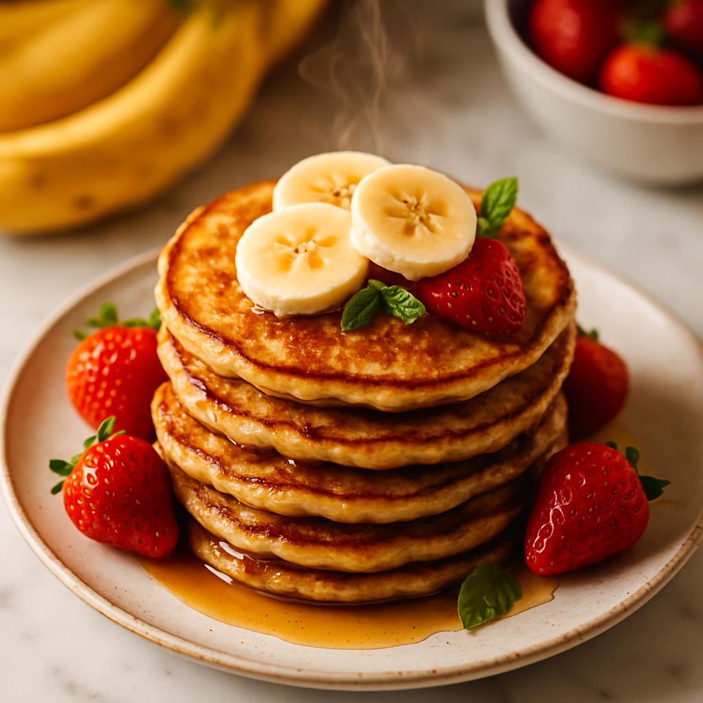 3-Ingredient Banana Pancakes