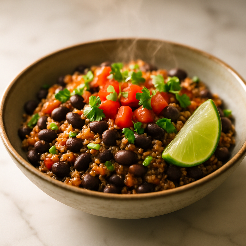 3 Ingredient Black Bean Quinoa