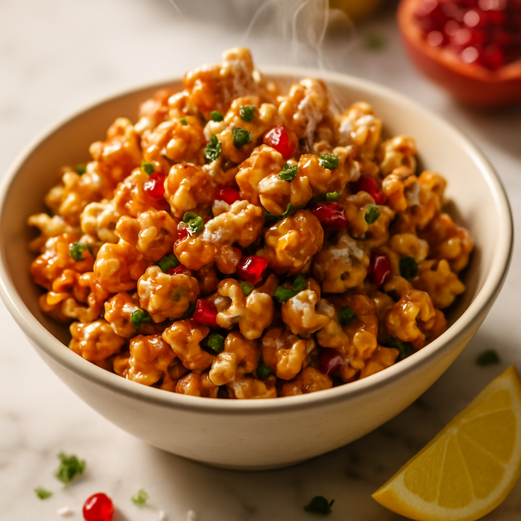 3 Ingredient Caramel Popcorn