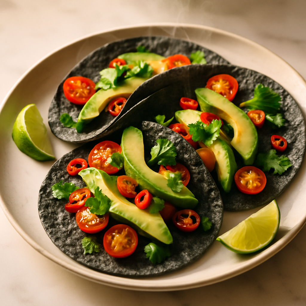 3 Ingredient Charcoal Tortillas