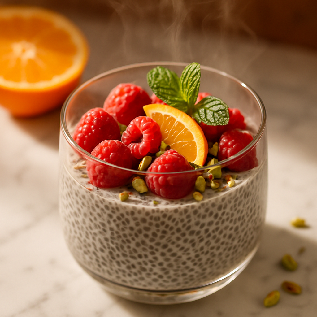 3 Ingredient Chia Seed Pudding