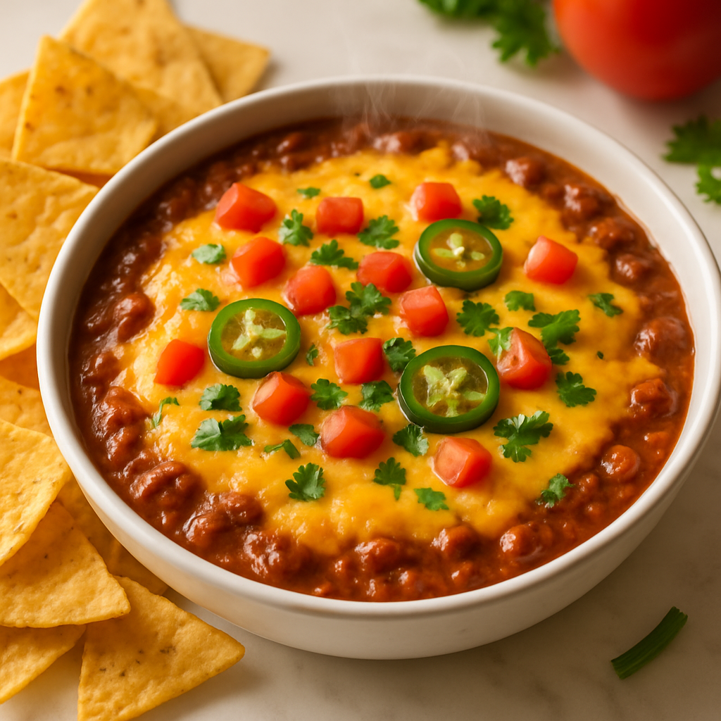3 Ingredient Chili Cheese Dip