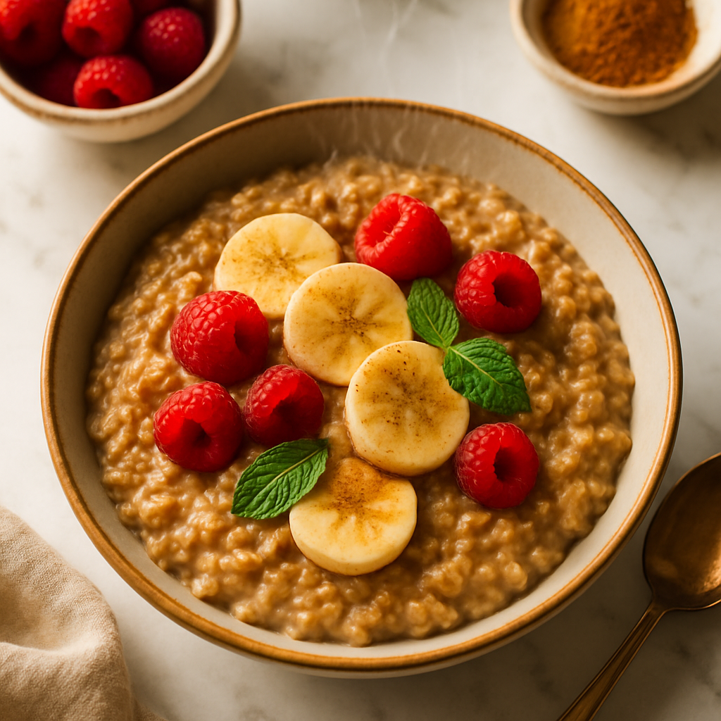 3 Ingredient Cinnamon Oatmeal