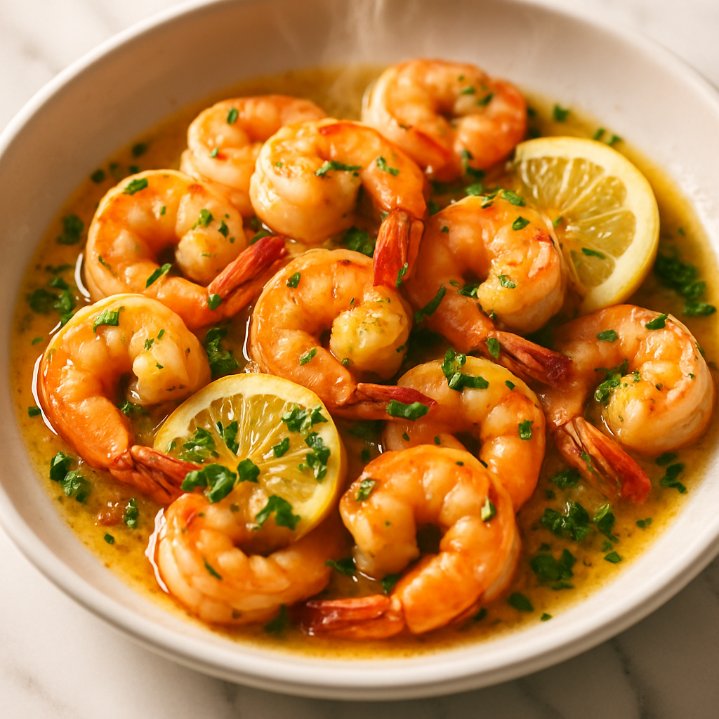 3 Ingredient Garlic Butter Shrimp