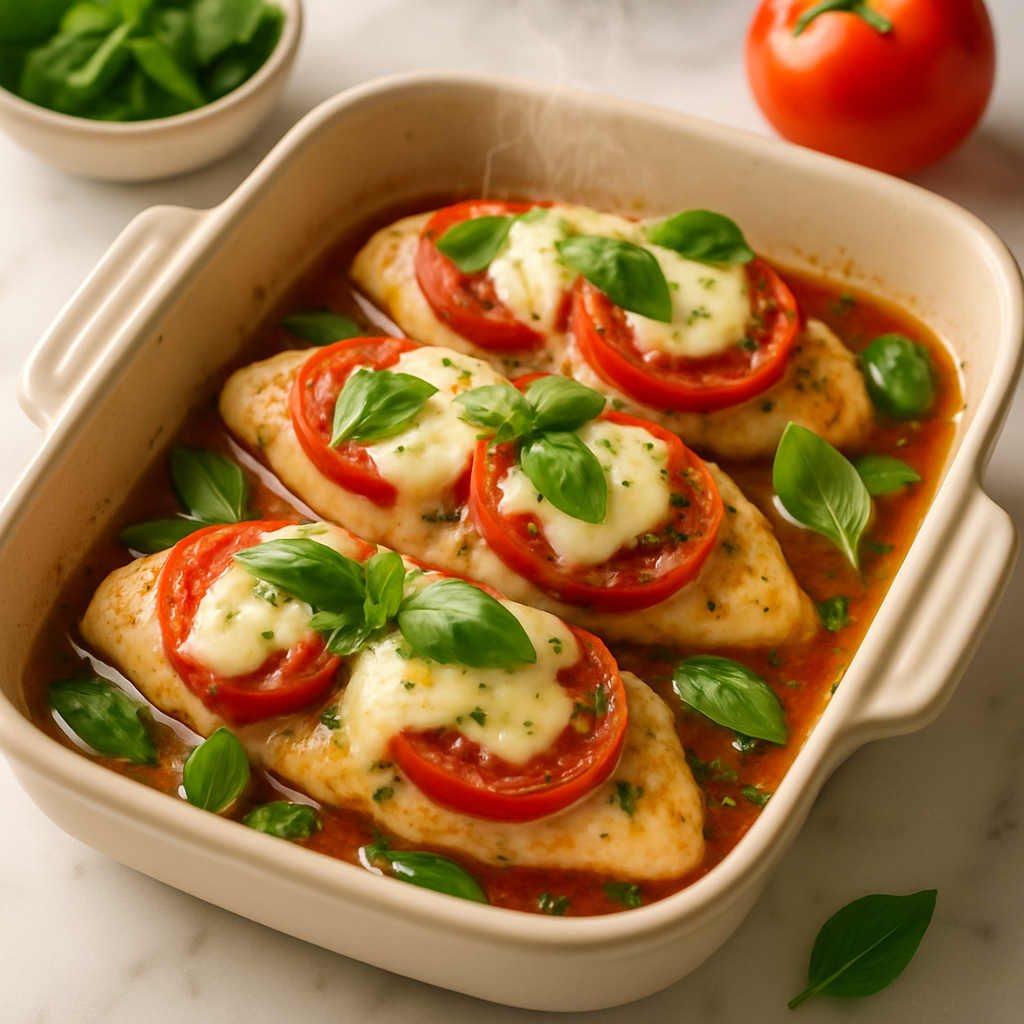 3 Ingredient Italian Chicken Bake