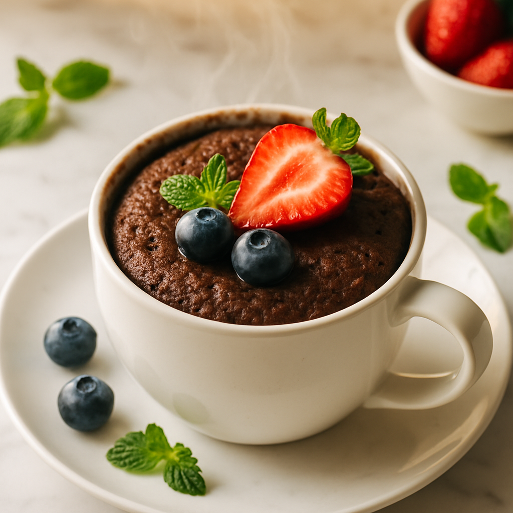 3 Ingredient Nutella Mug Cake