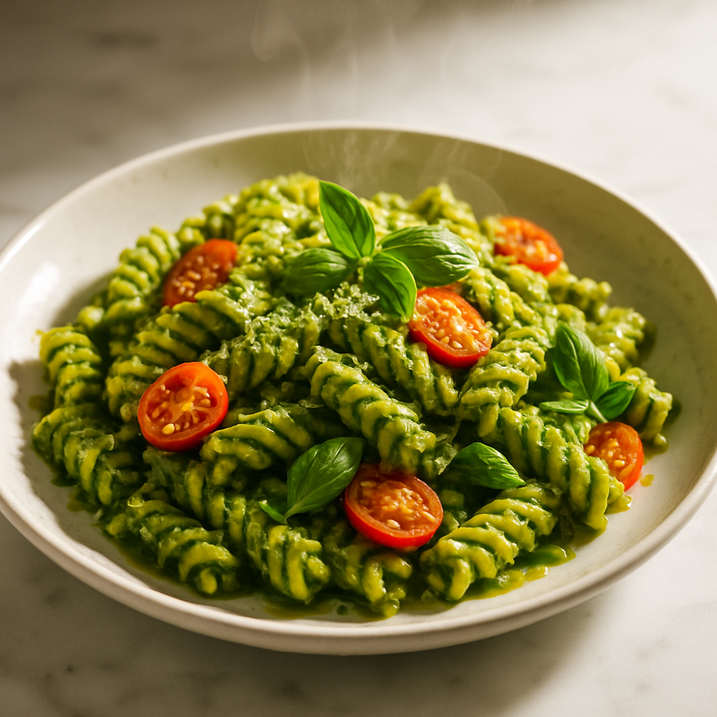 3 Ingredient Pesto Pasta