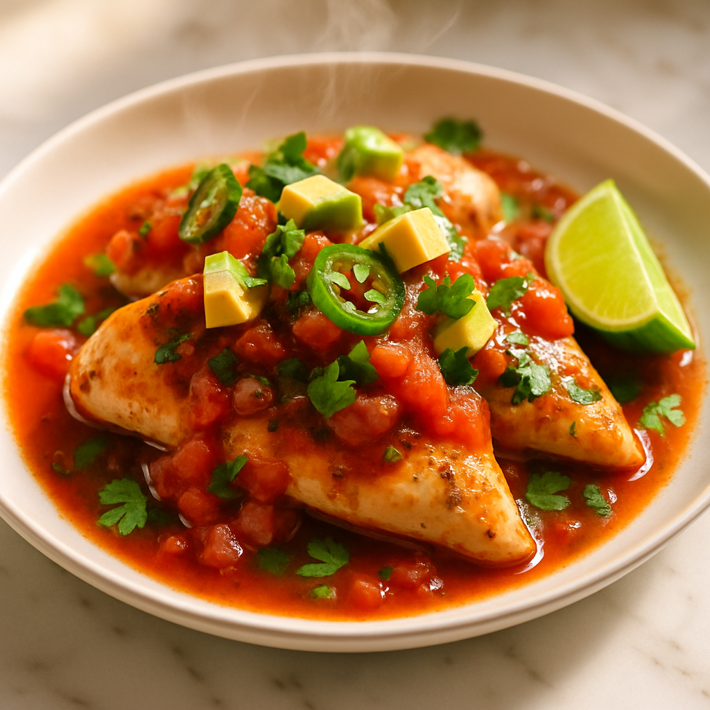 3 Ingredient Salsa Chicken