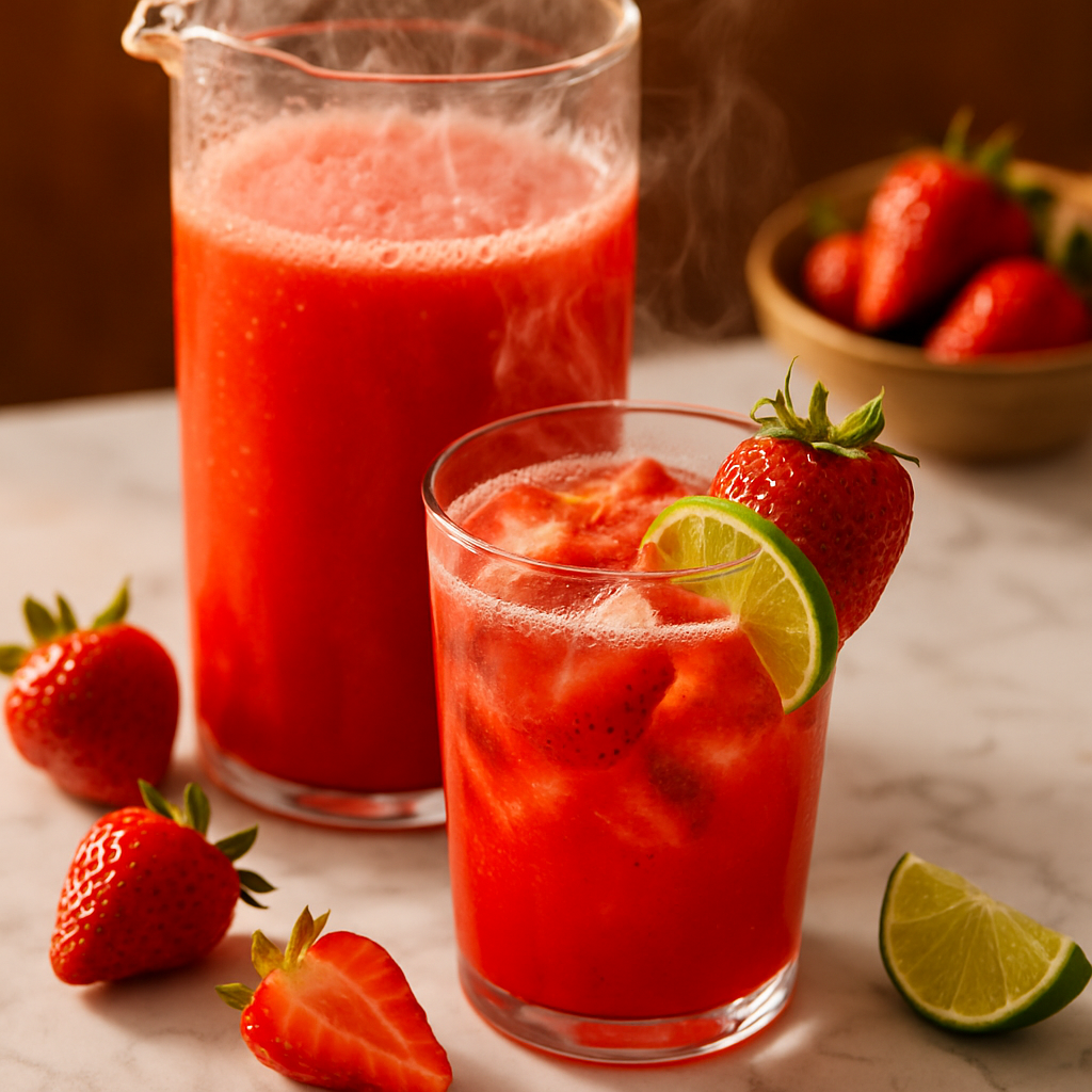 Agua de Fresa Strawberry Agua Fresca