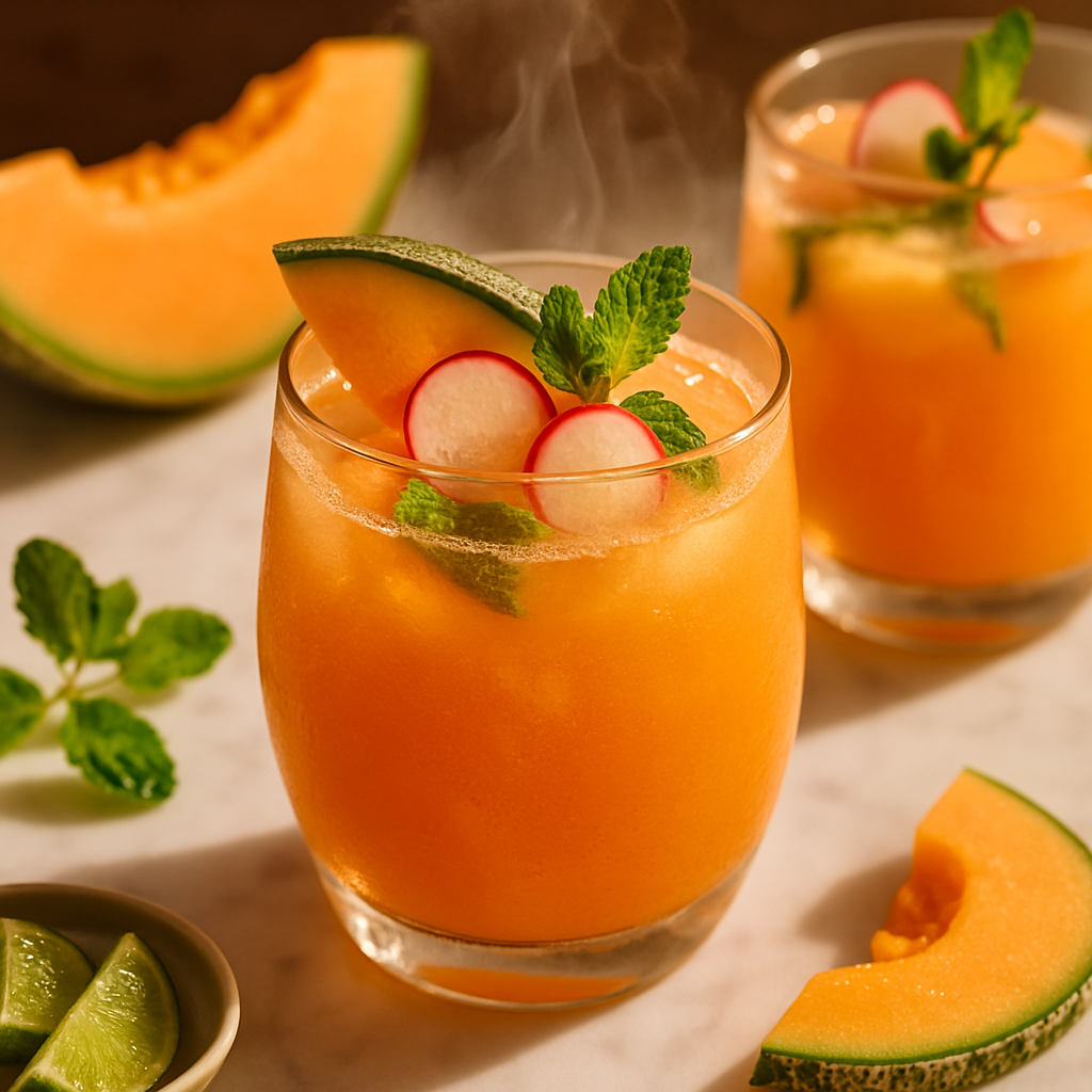 Agua de Melon Cantaloupe Agua Fresca