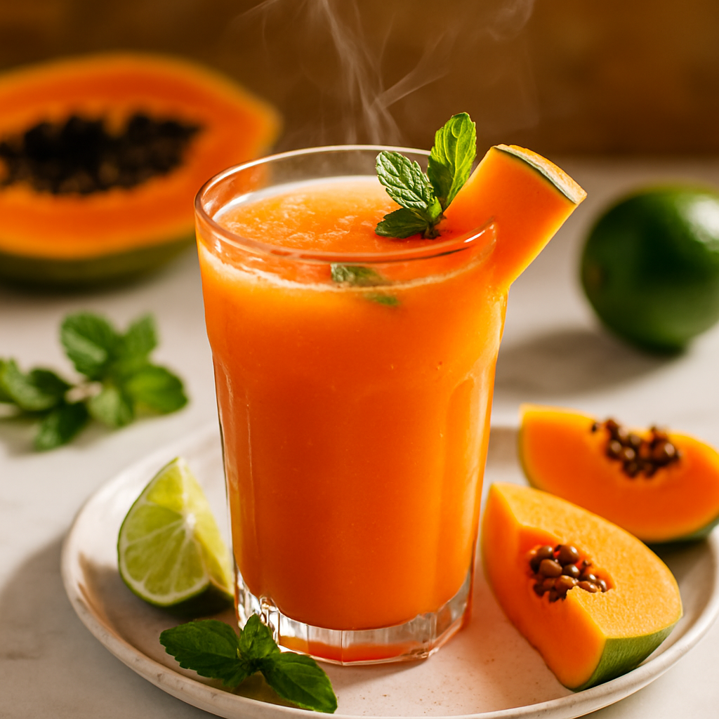 Agua de Papaya Papaya Agua Fresca