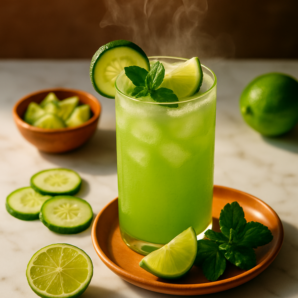 Agua de Pepino Cucumber Lime Agua Fresca