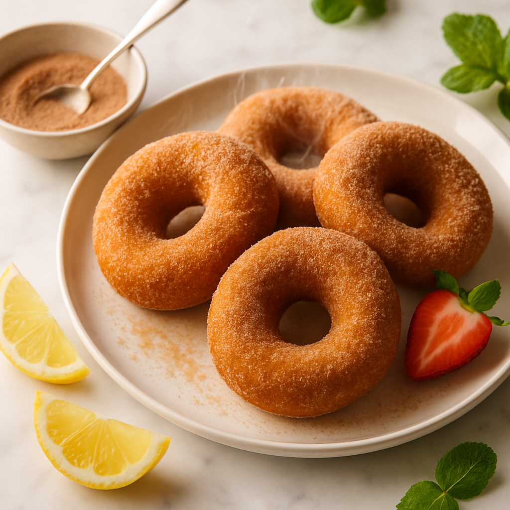 Air Fryer Cinnamon Sugar Donuts