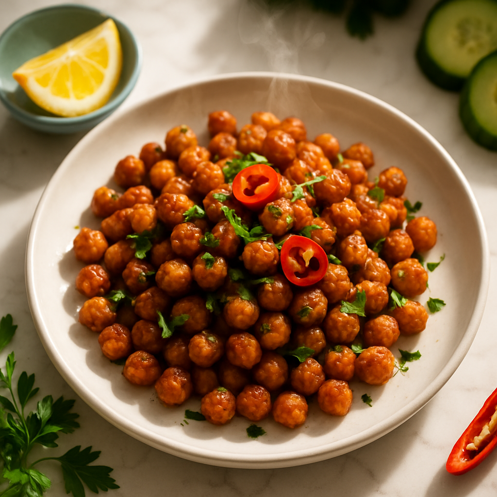 Air Fryer Crispy Chickpeas