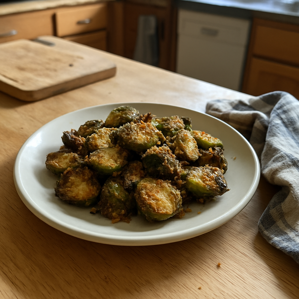The Crispy Air Fryer Garlic Parmesan Brussels Sprouts Your Friends Will Beg For