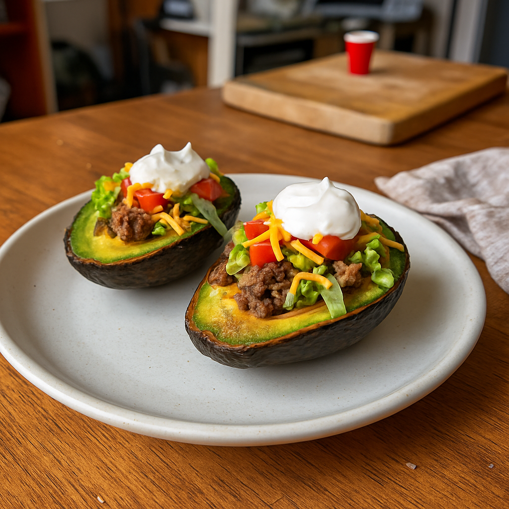 The Air Fryer Taco-Stuffed Avocados That Changed My Dinner Game Forever