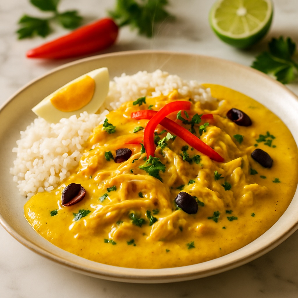 Aji de Gallina Creamy Peruvian Chicken