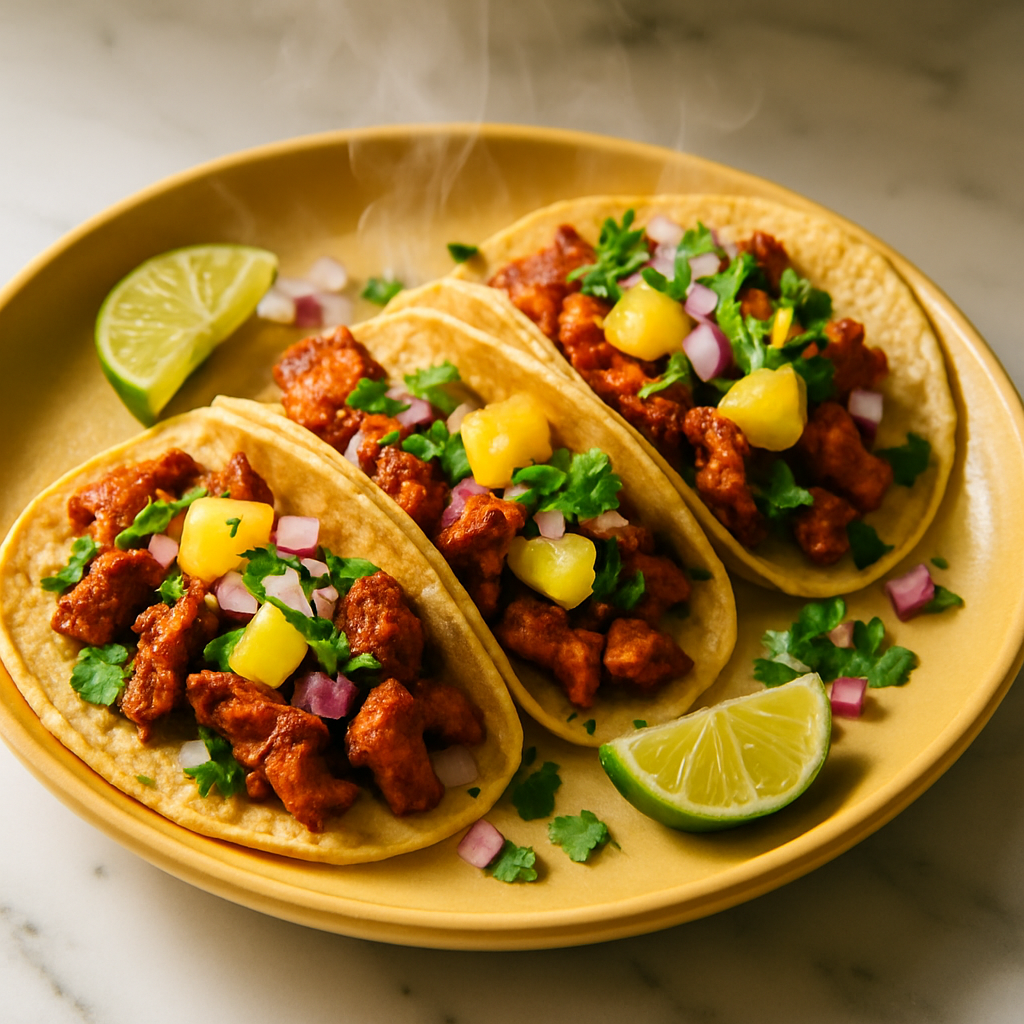 Al Pastor Tacos with Pineapple