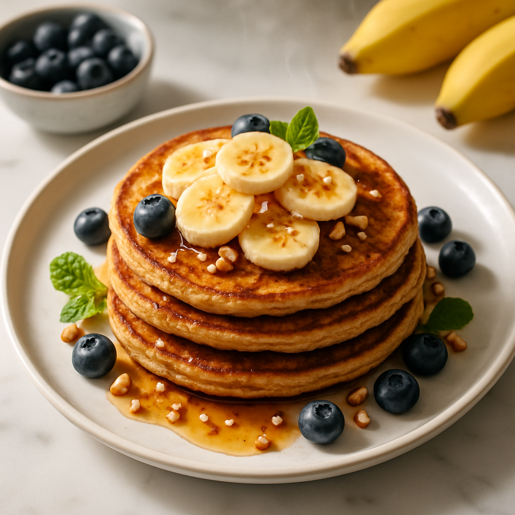 Almond Flour Banana Pancakes