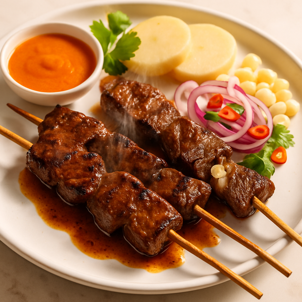 Anticuchos Peruvian Beef Heart Skewers