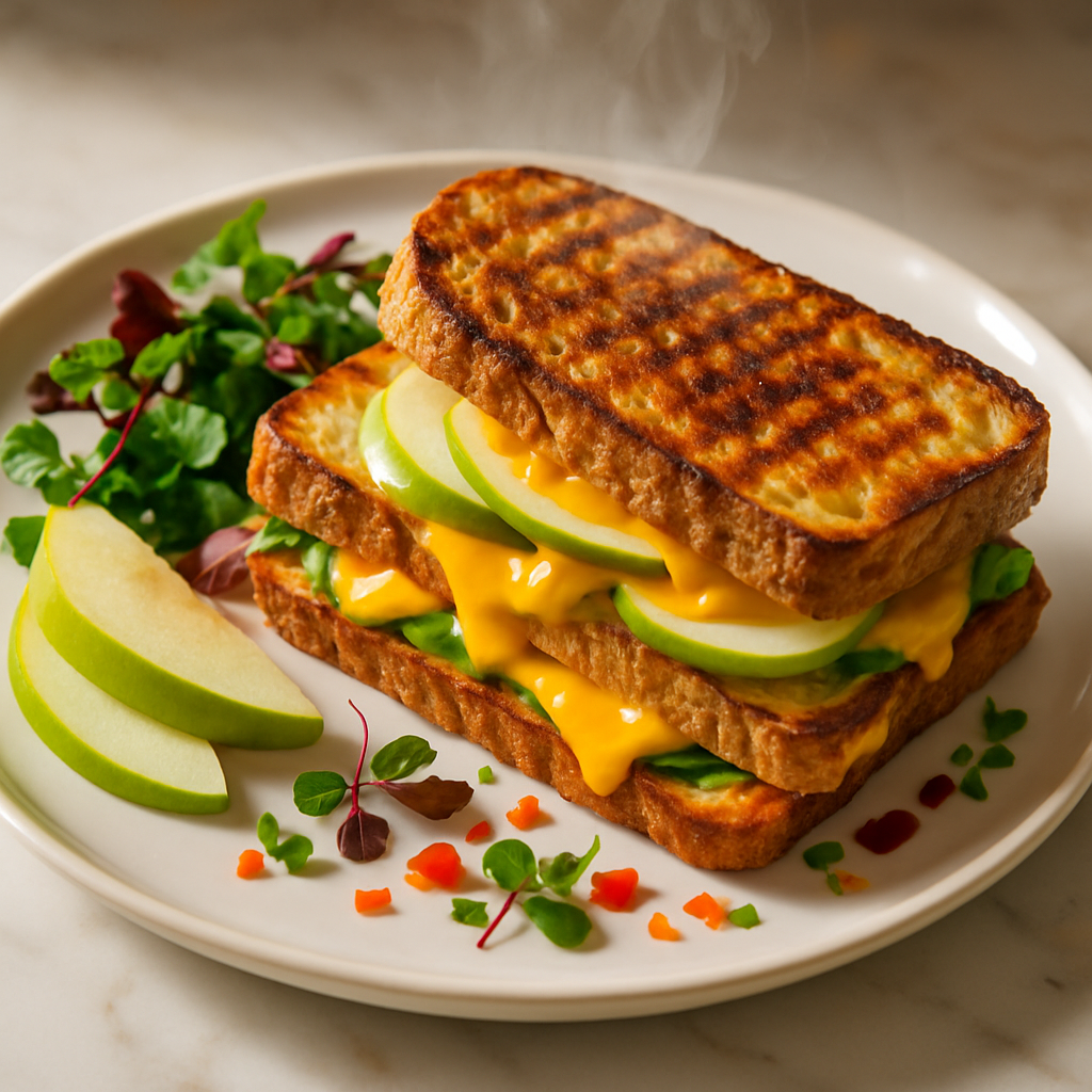 Apple Cheddar Panini