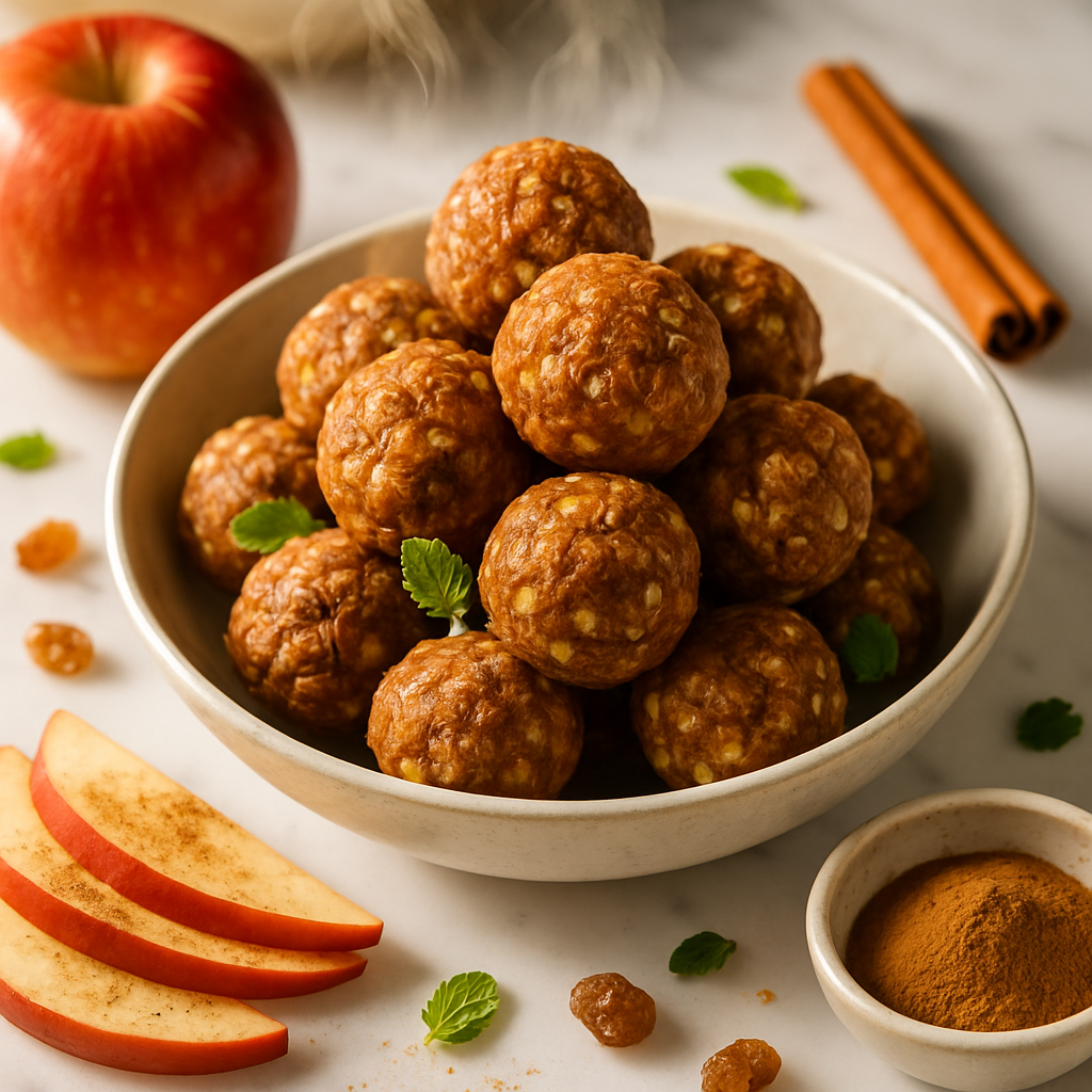 Apple Cinnamon Energy Bites