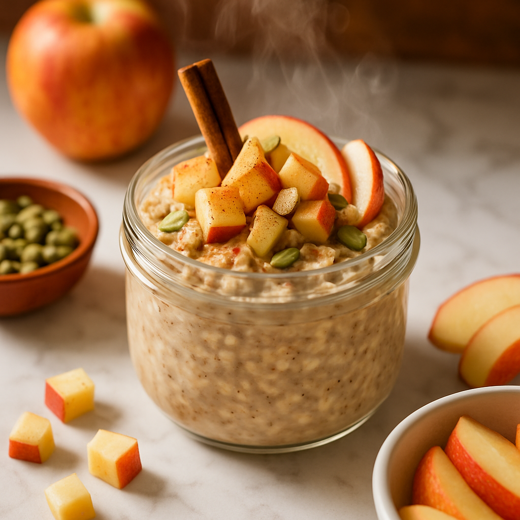Apple Cinnamon Overnight Oats