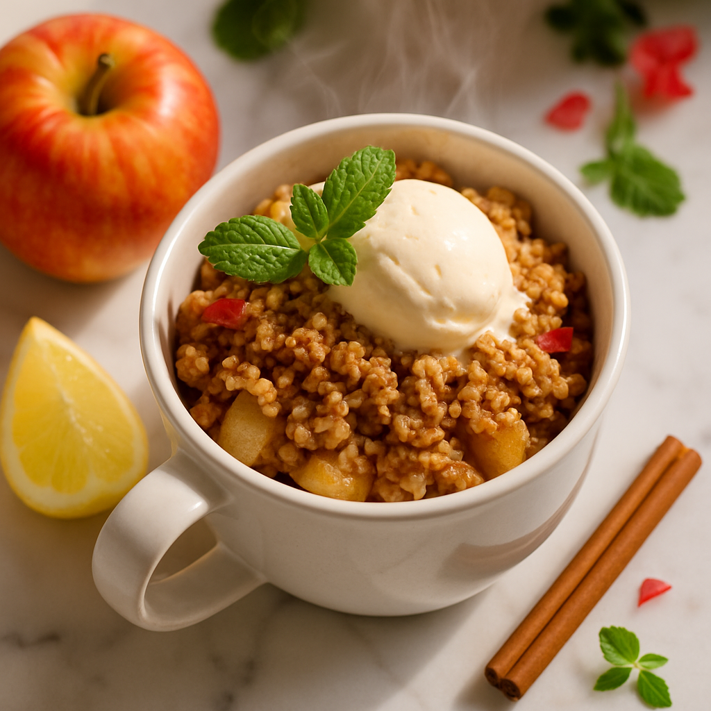 Apple Crisp in a Mug