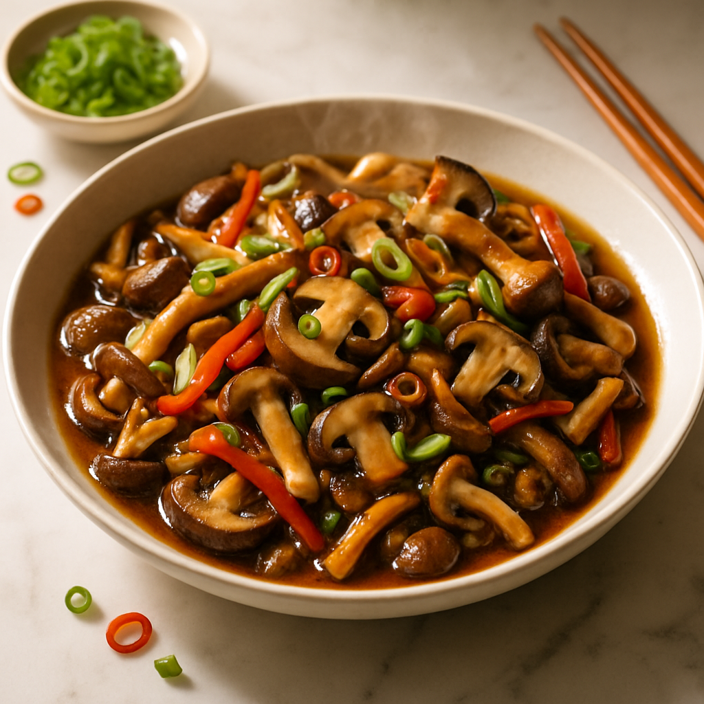Asian Mushroom Stir Fry