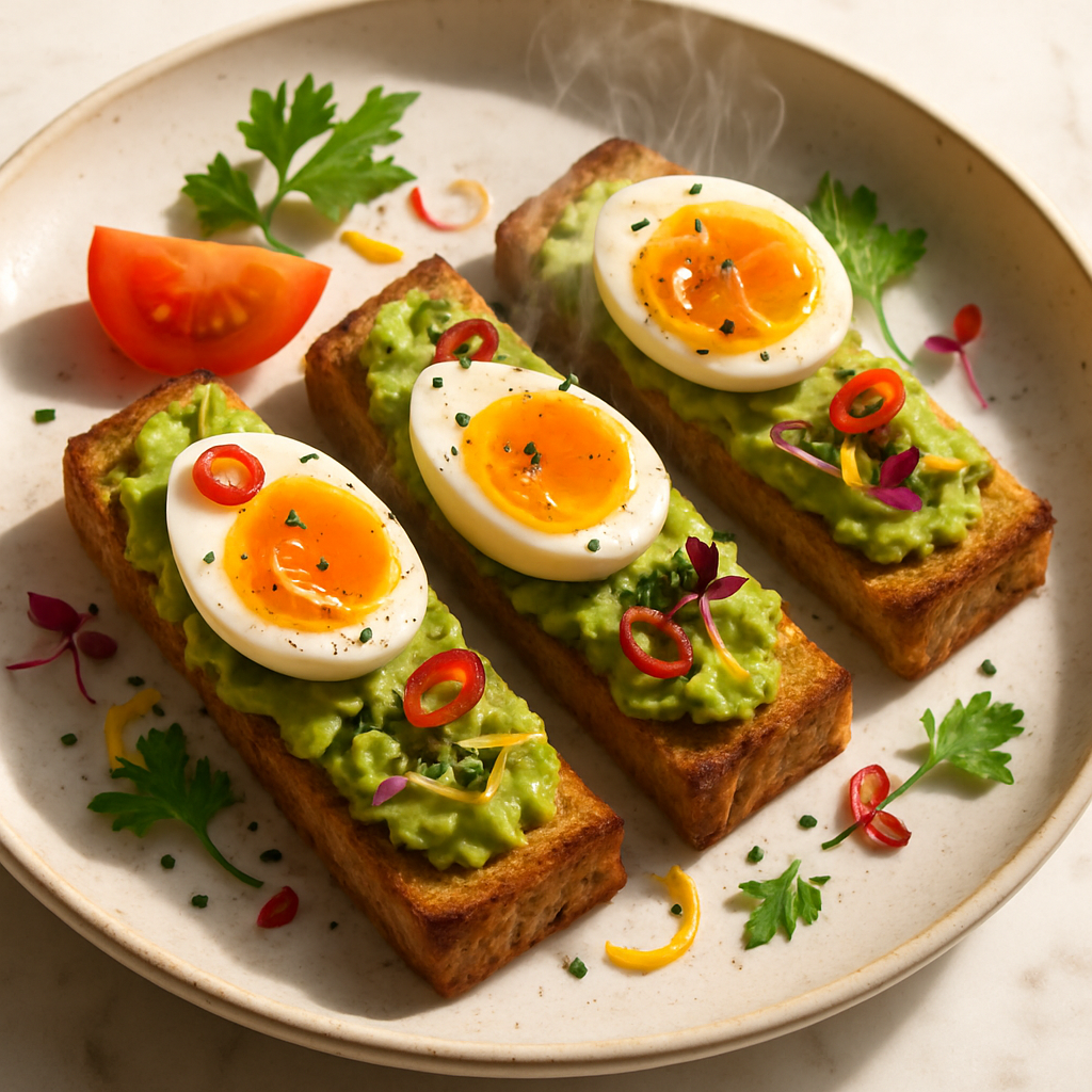 Avocado Egg Toast Fingers