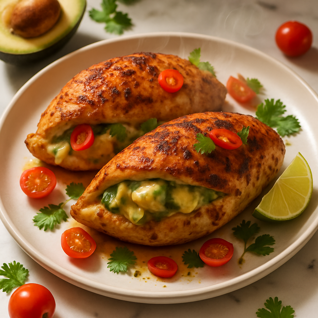 Avocado Stuffed Chicken Breast