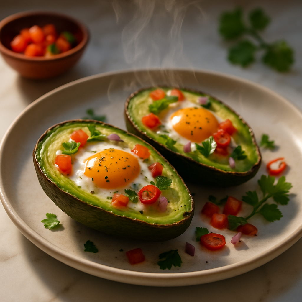 Baked Avocado Eggs