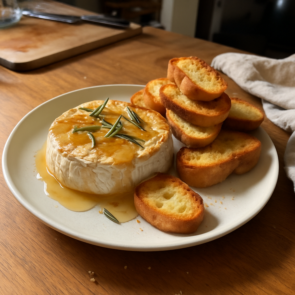 The Irresistible Baked Brie with Honey and Rosemary That Everyone Will Love