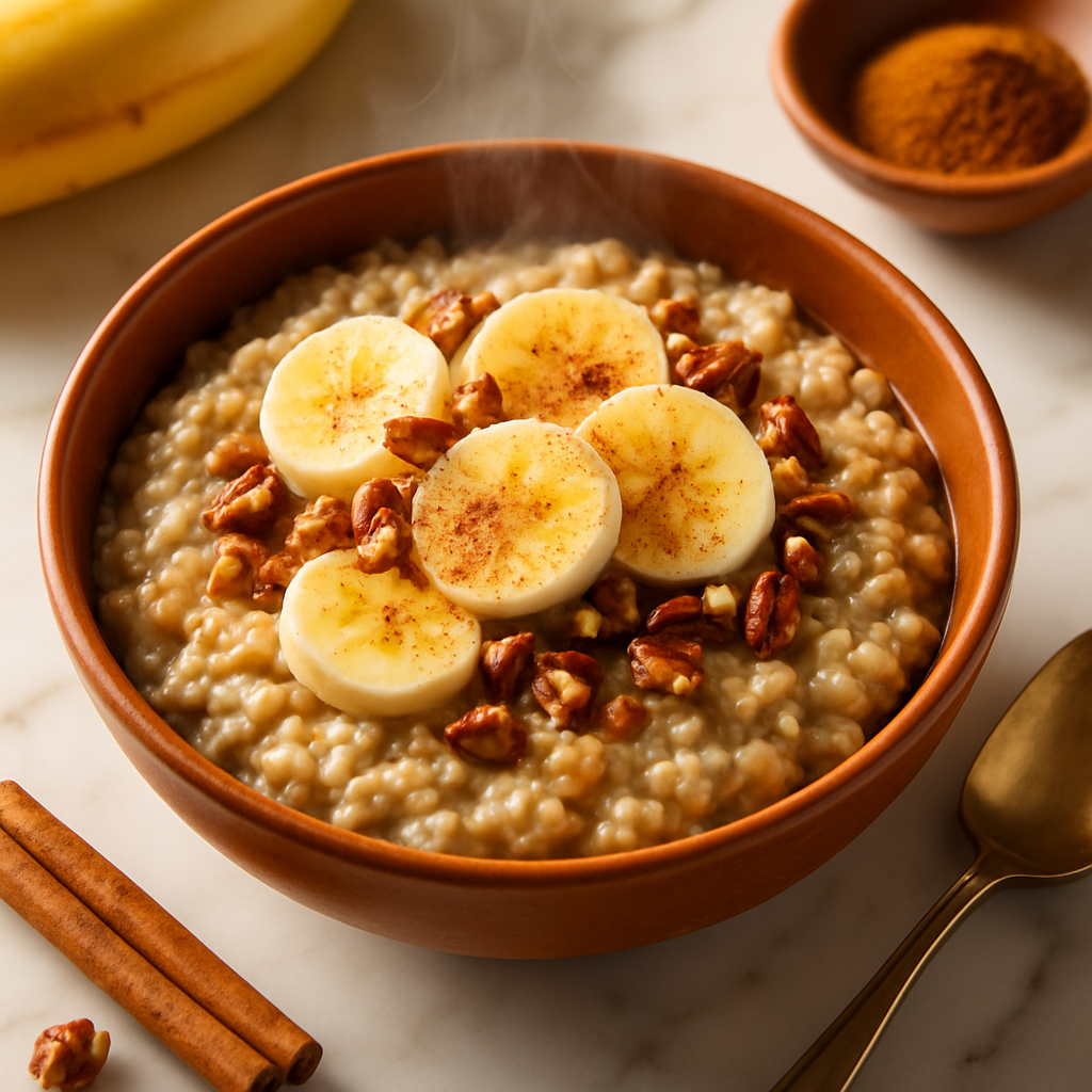 Banana Cinnamon Oatmeal