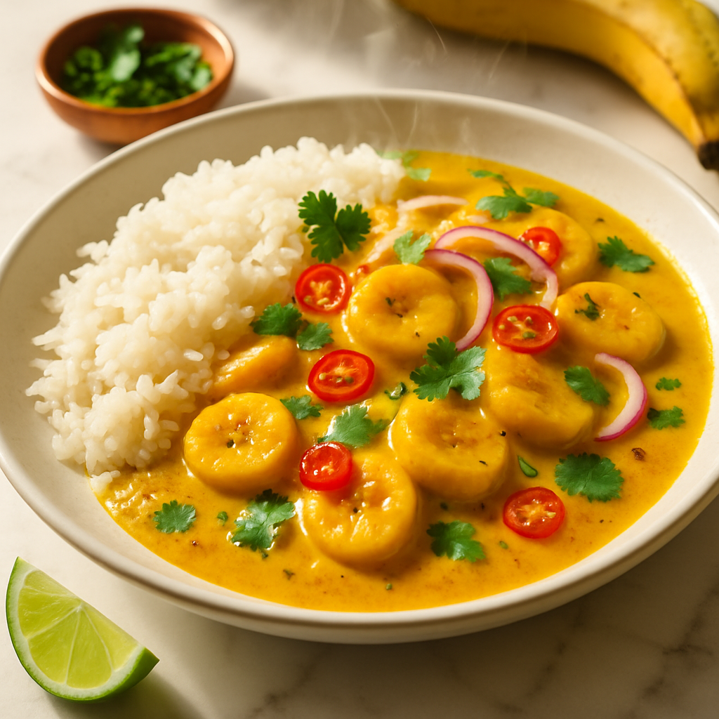 Banana Curry Sauce with Rice