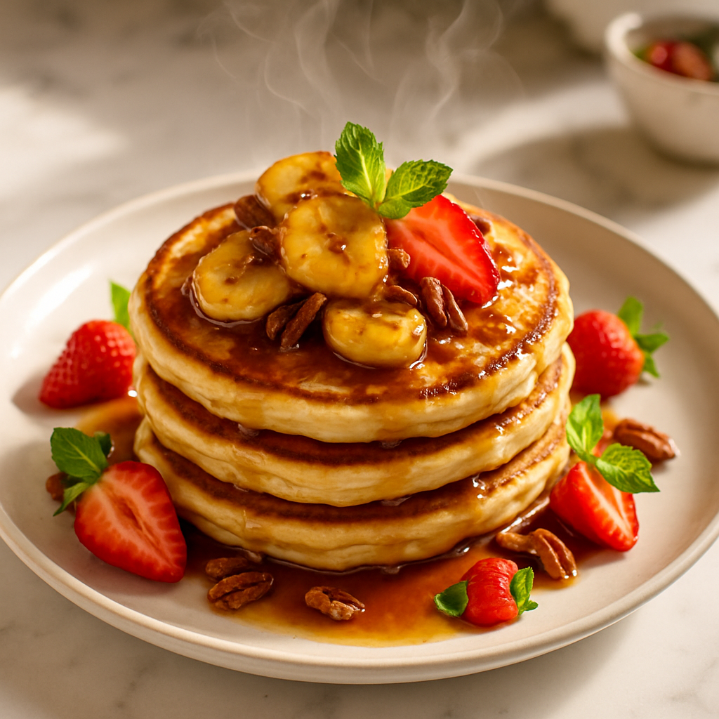 Banana Foster Pancakes