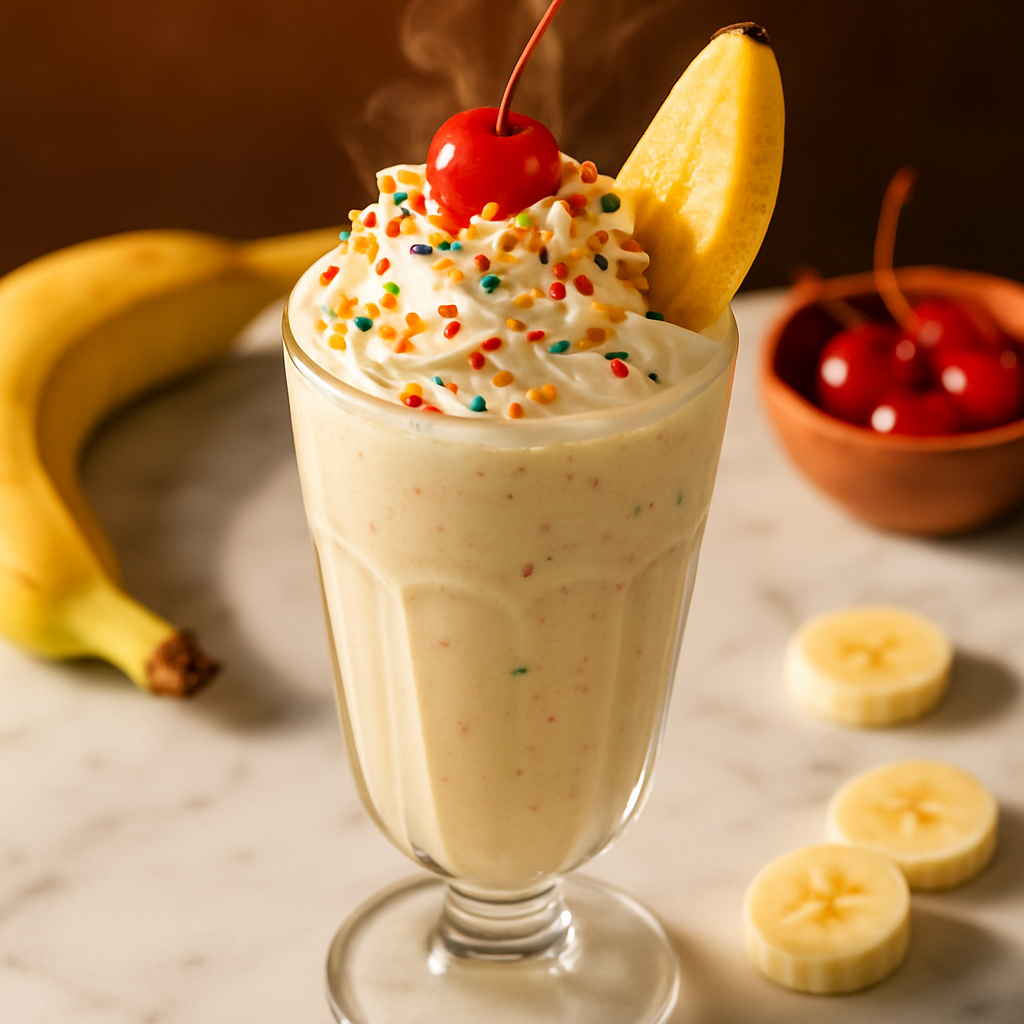 Banana Split Milkshake