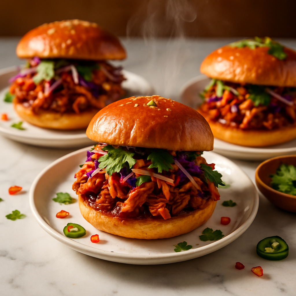 BBQ Pulled Jackfruit Sandwiches