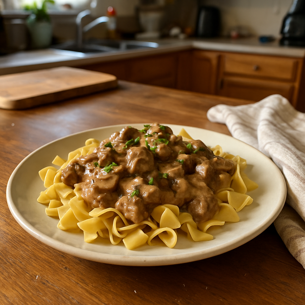 The Mouthwatering Beef Stroganoff Recipe That Will Change Dinner Forever