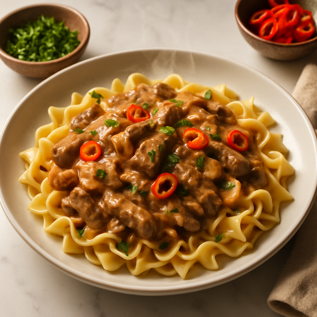 Beef Stroganoff