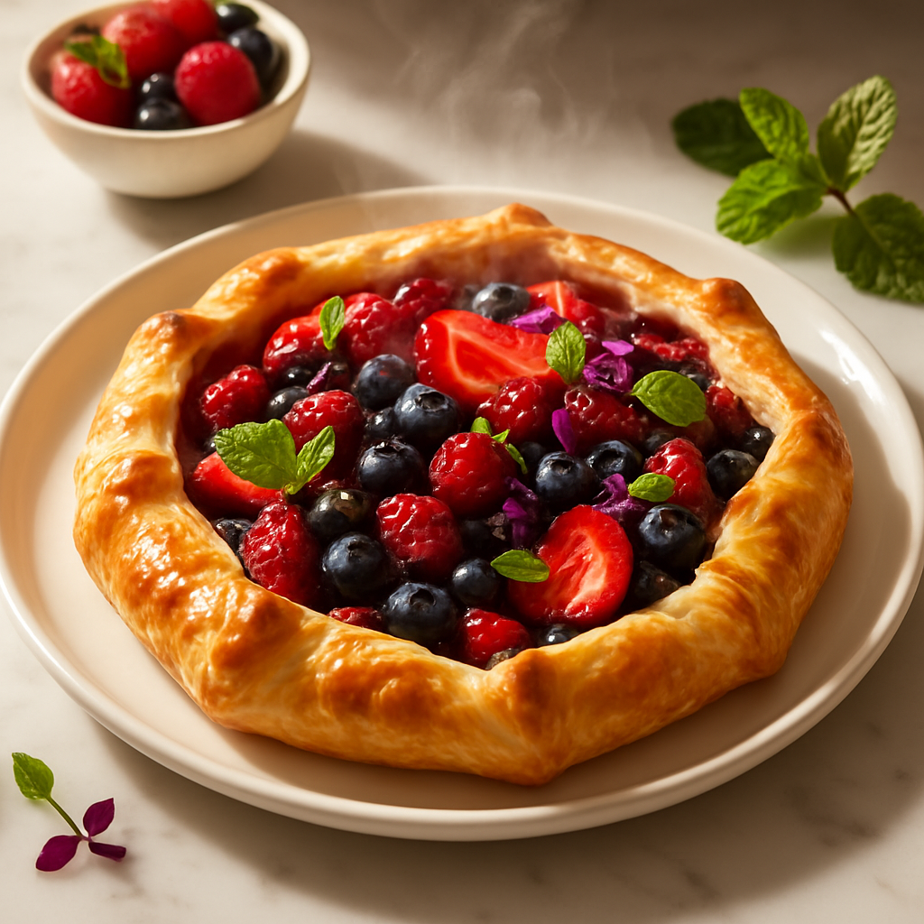 Berry Galette Puff Pastry