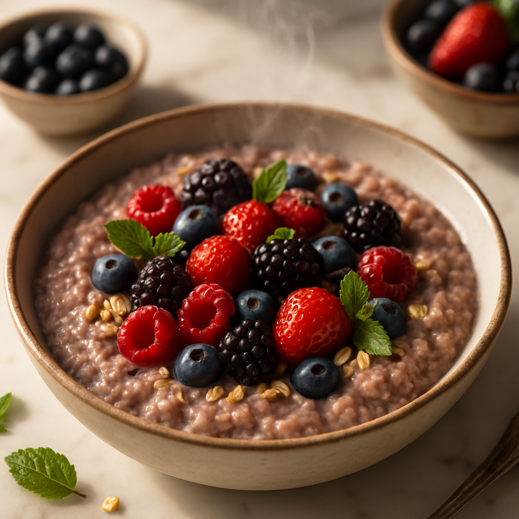 Berry Protein Oatmeal