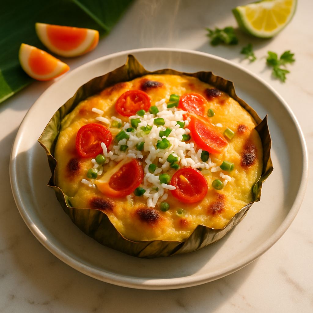 Bibingka Filipino Rice Cake